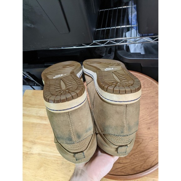 Nike Womens Dunk Sky Hi Suede Bamboo Sneaker Wedges 528899-201 Size 10 - Picture 11 of 16